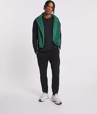 Jacamo Long Sleeve Grandad T-Shirt