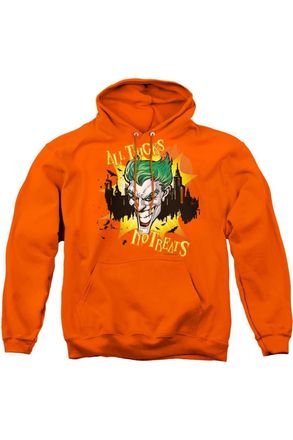 Gildan Batman All Tricks No Treats Adult Pull Over Hoodie / Hooded Sweatshirt
