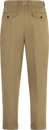 Dondup Mens Chino Trousers Adam Tobacco Cotton Chinos