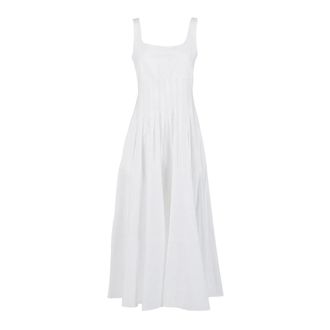 Max Mara Feltre Dress - female - Max Mara Studio - Midi Dresses - White - XS - Dresses