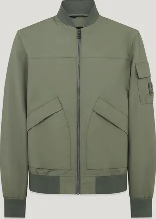 Belstaff Motion Bomber Mens Nylon Shell Sage Green Size 3XL