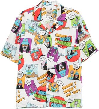 Gallery Dept. Sbwas-60077 Skbec Shirt - Heren - Korte mouwen Overhemden - Wit - M - Overhemden