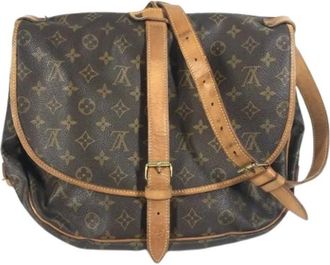 Louis Vuitton Pre-owned Vintage Cross Body Bag - Dames - Vintage Schoudertas - Bruin - ONE Size - Vintage