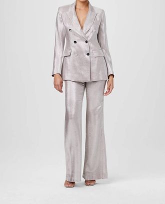 Toccin Mia Double Breasted Blazer In Rose