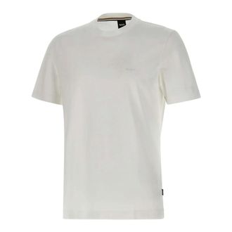 HUGO BOSS Hugo, T-Shirts, male, White, Size: XL Thompson Cotton T-shirt