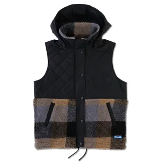 Kavu Womens Luna Peak Vest In Nightshade Plaid