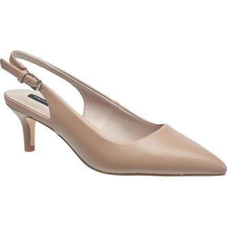 French Connection Quinn Slingback Pump in Cafe at Nordstrom Rack, Size 10