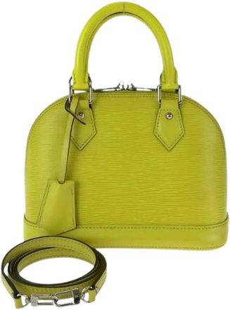 Louis Vuitton Pre-owned Mini Bags, female, Green, Size: ONE SIZE Pre-owned Alma BB Epi Handbag
