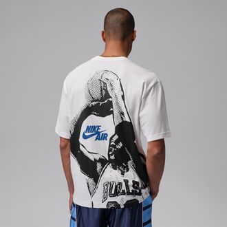 Nike Jordan Mens Jordan Brooklyn T-Shirt in White | IW1036-133