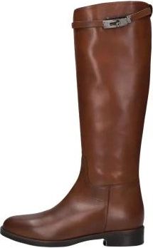 Stefano Lauran High Boots 2048 - Dames - Hoge Laarzen - Bruin - 39 EU - Leer - Schoenen