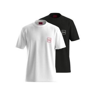 HUGO BOSS Square-logo Crew-neck T-shirt
