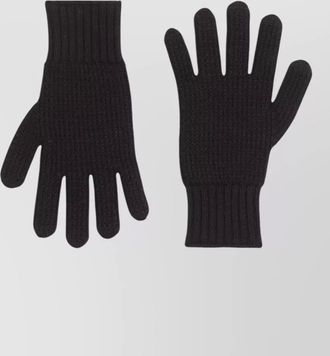 Dolce & Gabbana wool knit gloves