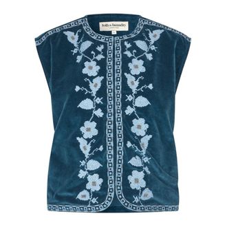 Lollys Laundry Vests, female, Blue, Size: XL SamLL Vest