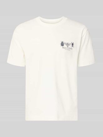 Marc O'Polo Relaxed Fit T-Shirt aus reiner Baumwolle in Offwhite, Gr&ouml;&szlig;e XXXL