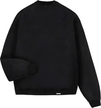 Represent Heren Initial Crew Neck Sweatshirt (Zwart)