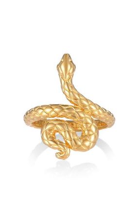Mantra Rebirth and Renewal - Snake Ring in Yellow Gold at Nordstrom, Size 9