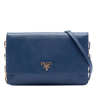 Prada Tweedekans Saffiano Wallet On Chain