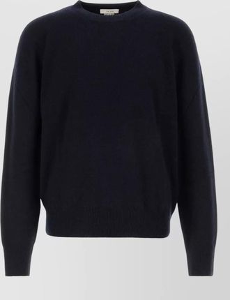 The Row auguste cashmere crew neck knit sweater