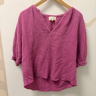 4Our Dreamers Womens 3/4 Sleeve Tunic In Orchid