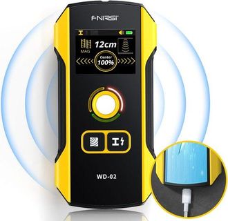 OEM Esc&aacute;ner De Pared Wd-02 Mejorado, Pantalla Tft, Chip Hpc, Con Orificio De Posicionamiento Para Madera, Cables Y Tubos
