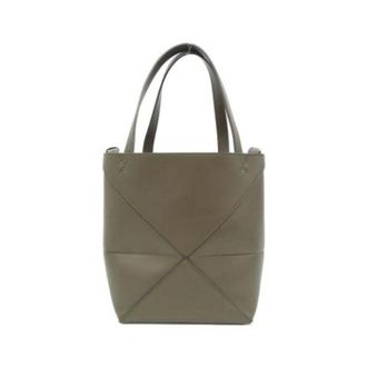 Loewe Pre-owned Mini Bag - Dames - Pre-owned - Groen - Maat: ONE Size Leer