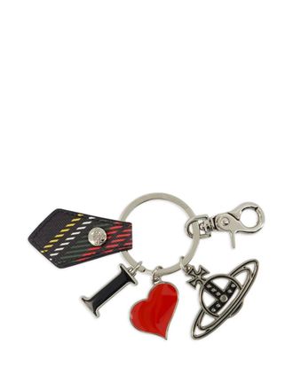 Vivienne Westwood I Love Orb keyring - Silver