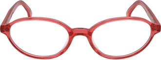 Retro Superfuture 54mm Round Reading Glasses in Red at Nordstrom Rack