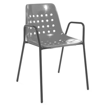 Schubiger M&ouml;bel Gartenstuhl Bermuda mit Armlehne Rundrohr