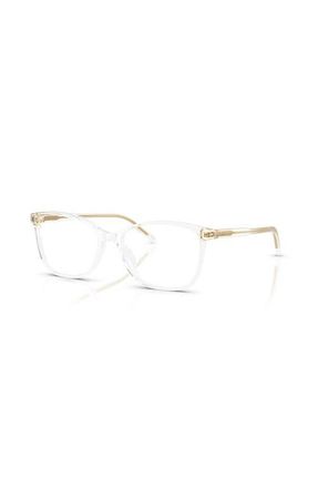 Dolce & Gabbana 52mm Rectangle optical glasses in Transparent at Nordstrom