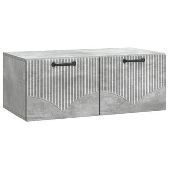 vidaXL Mueble Para Tv De Pared Gris Hormig&oacute;n 78,5 X 41 X 30 Cm Vidaxl