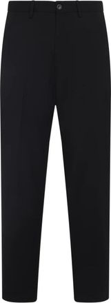 Our Legacy Zwarte Wol Chino Broek - Heren - Nette broeken - Zwart - XL - Wol - Broeken
