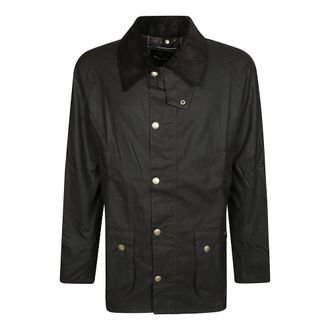 Barbour Gewaxte Hoodie Jas Basis - Heren - Zomerjassen - Groen - S - Jassen