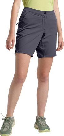 Jack Wolfskin Shorts JACK WOLFSKIN HIKING ALPINE SHORT W, Damen, Gr. 38, Normalgr&ouml;ssen, grau (graphite), OBERSTOFF: 87% POLYESTER, 13% ELASTHAN. LINING: 100% POLYES