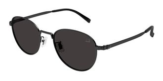 Dunhill DU0085S Asian Fit 001 Mens Sunglasses Black Size 51