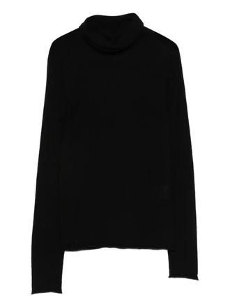 Roberto Collina turtleneck top - Zwart
