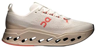 On Mens Cloudsurfer Max Shoes In Ivory Salmon