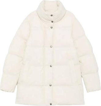 Woolrich Madison Coat - Dames - Jassen - Beige - Maat: XS Polyamide