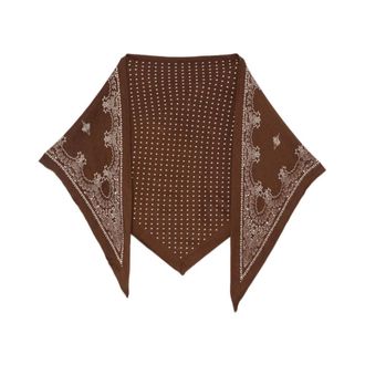 Destin Pa&ntilde;uelo Bandana - Accessories - Mujer - Marr&oacute;n - ONE SIZE