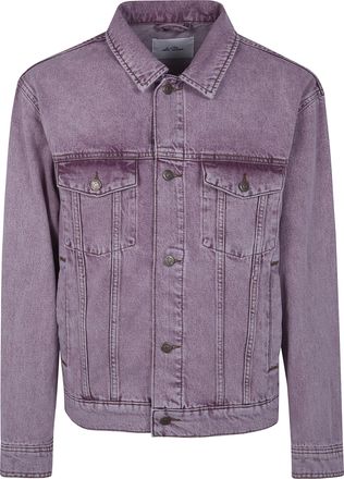 Les Deux Rally Light Pink Denim Jacket