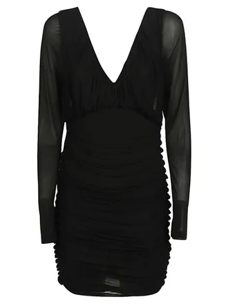 Saint Laurent Black Short Jersey Dress