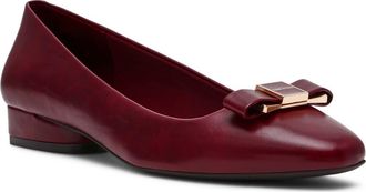 Anne Klein Cadey Pump in Burgundy Smooth at Nordstrom, Size 6.5