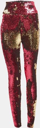 Alexandre Vauthier Fuchsia Pink Sequin Pants