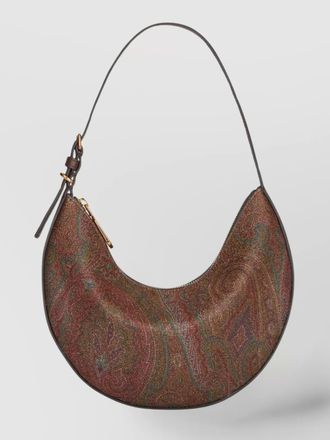 Etro essential small coated canvas shoulder bag