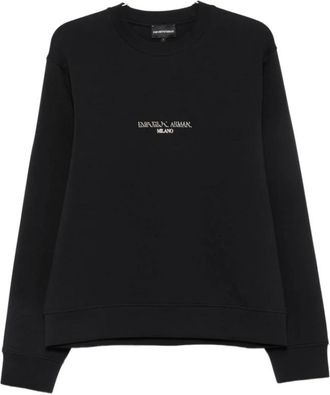 Emporio Armani Hombre, Sudaderas, Negro, Talla: XL