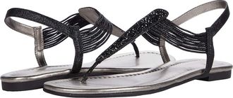 Bandolino Kayte Sandal Womens Shoes Black : 5.5 M, Textile