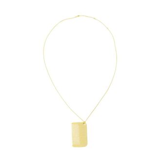 Ami Collar con Colgante de Peine - Accessories - unisex - Amarillo - ONE SIZE