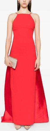 Solace London Womens Ulla Maxi Dress - Red - Size EU 38 (Womens)