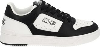 Versace Jeans Couture Lage Sneakers - Heren - Sneakers - Wit - 42 EU - Leer - Schoenen