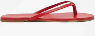 Russell & Bromley RADFORD Womens Red Leather Flip Flop