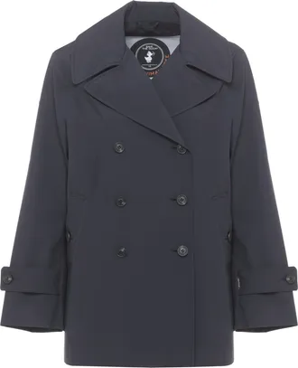 Save The Duck Beige Sofi Double-Breasted Trench Coat